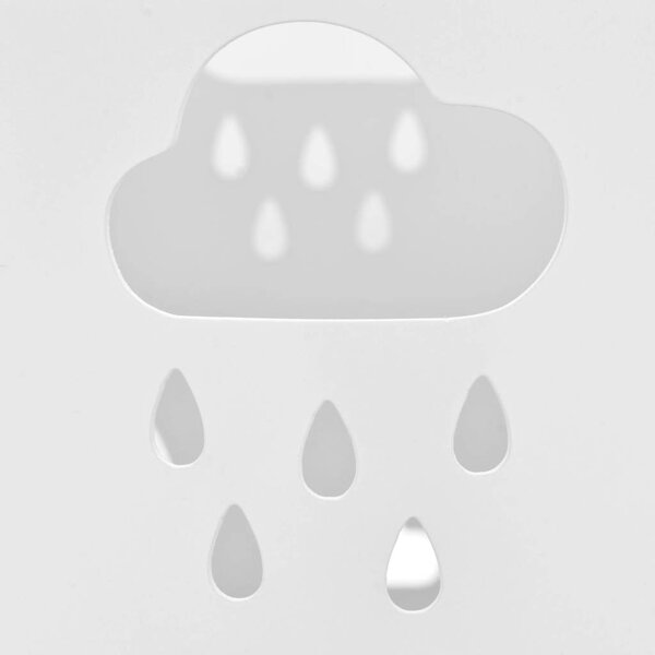 Stojan na deštníky Umbrellas ocelový bílý 246805