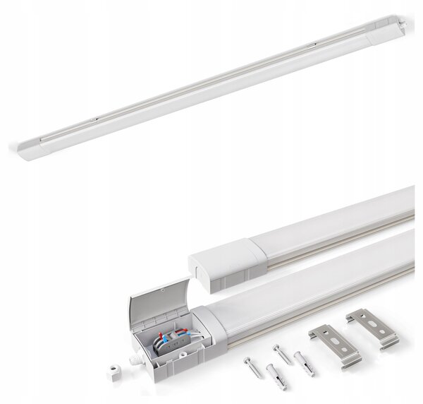 Prachotěsné LED svítidlo 40 W, 6400 lm, 120 cm, IP65, 4000 K