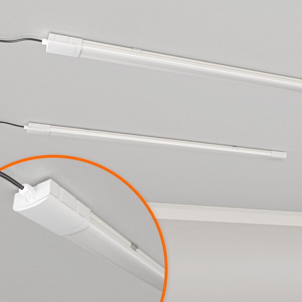 Prachotěsné LED svítidlo 40 W, 6400 lm, 120 cm, IP65, 4000 K