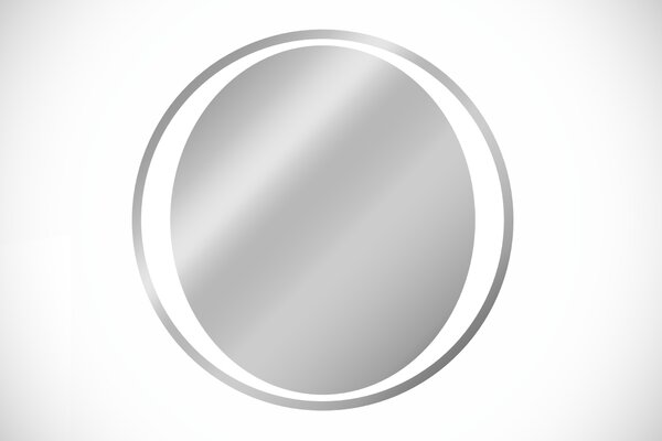 Comad Závěsné zrcadlo s LED osvětlením Aurelia ⌀60 cm