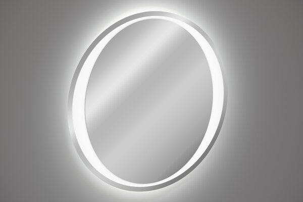 Comad Závěsné zrcadlo s LED osvětlením Aurelia ⌀80 cm