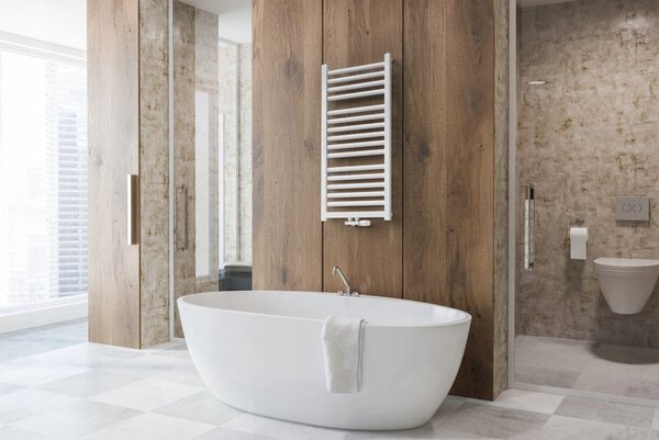 Regnis Elba, Topné těleso 440x1580mm se středovým připojením 50mm, 701W, černá, ELBA160/40/D5/BLACK
