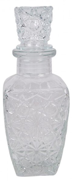 Broušená skleněná lahvička / flakon na parfém Troy – 125 ml