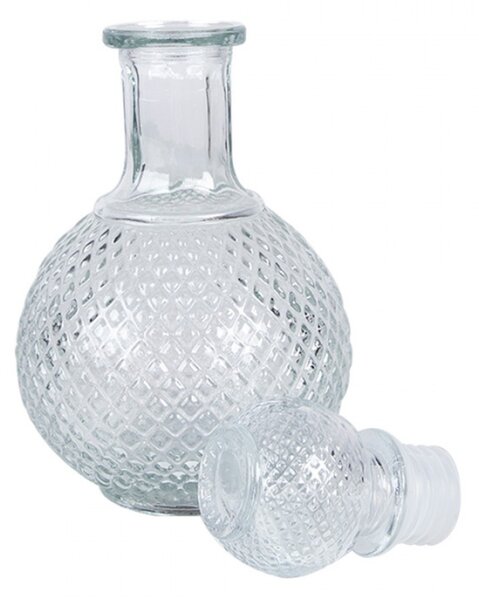 Broušená skleněná lahvička / flakon na parfém Els – 525 ml