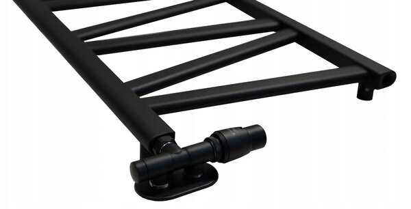 Regnis Kalipso MIX, Topné těleso 440x1200mm, 464W, černá matná, MK120/40/BLACK