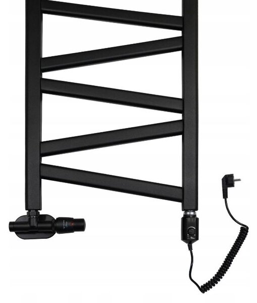 Regnis Kalipso MIX, Topné těleso 440x1200mm, 464W, černá matná, MK120/40/BLACK
