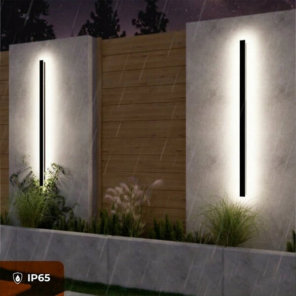 LED fasádní svítidlo 45 W, 150 cm, IP65, 4950 lm, neutrální bílá