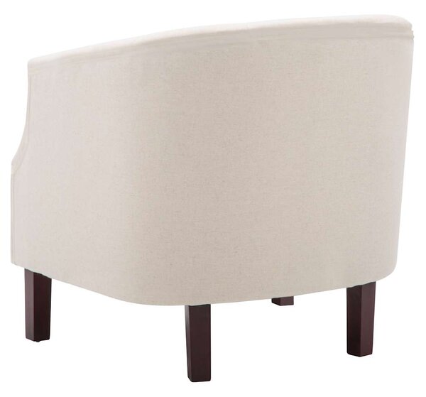 Křeslo béžové textil 247002