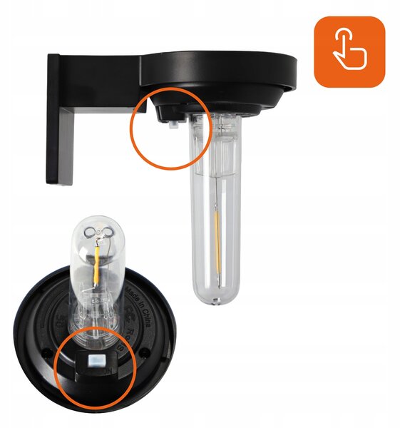 Solární LED reflektor, 1 W, 100 lm, teplá bílá, IP65