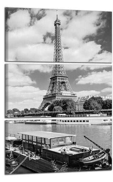 Obraz na stěnu Eiffelovka a řeka