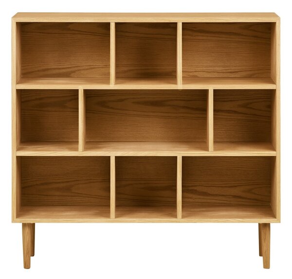 Knihovna v dekoru dubu v přírodní barvě 30x104,5x112 cm Oshawa – House Nordic