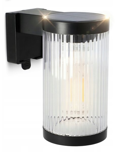 Solární LED reflektor, 1 W, 100 lm, teplá bílá, IP65