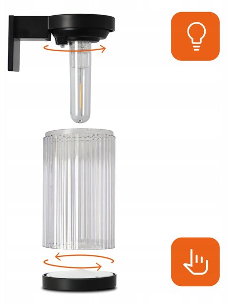 Solární LED reflektor, 1 W, 100 lm, teplá bílá, IP65