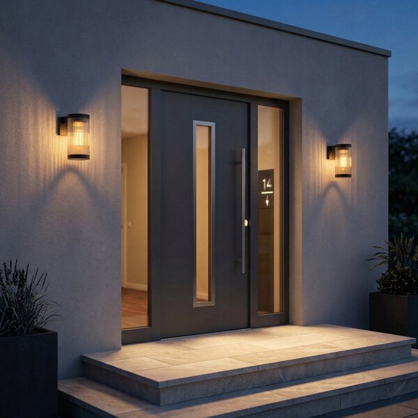 Solární LED reflektor, 1 W, 100 lm, teplá bílá, IP65