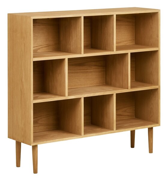 Knihovna v dekoru dubu v přírodní barvě 30x104,5x112 cm Oshawa – House Nordic