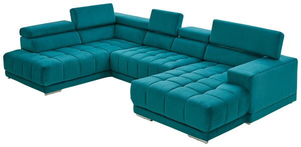 SEDACÍ SOUPRAVA, textil, petrolej Beldomo Speed - Sedací soupravy