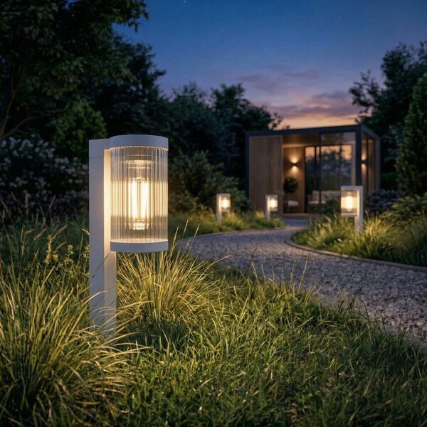 LED solární zápichové svítidlo, sada 2 ks, 100 lm, teplá bílá, IP65