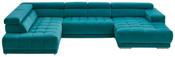 SEDACÍ SOUPRAVA, textil, petrolej Beldomo Speed - Sedací soupravy
