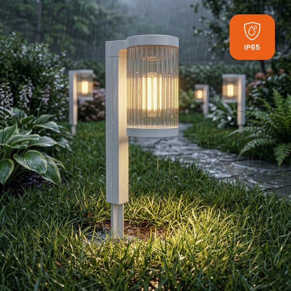 LED solární zápichové svítidlo, sada 2 ks, 100 lm, teplá bílá, IP65