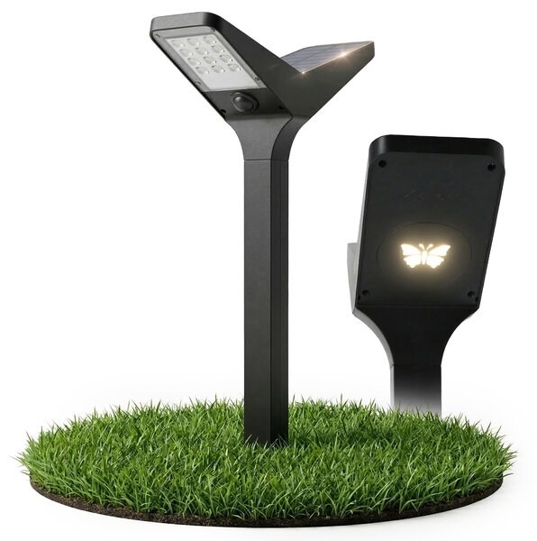 LED solární zápichové svítidlo 3000 K, 66 cm, IP65, 2 W, 90 lm