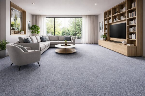 Condor Carpets, Metrážový koberec Rambo-Bet 73, na míru, šíře 3m,4m,5m, šedá, filc, kuchyně