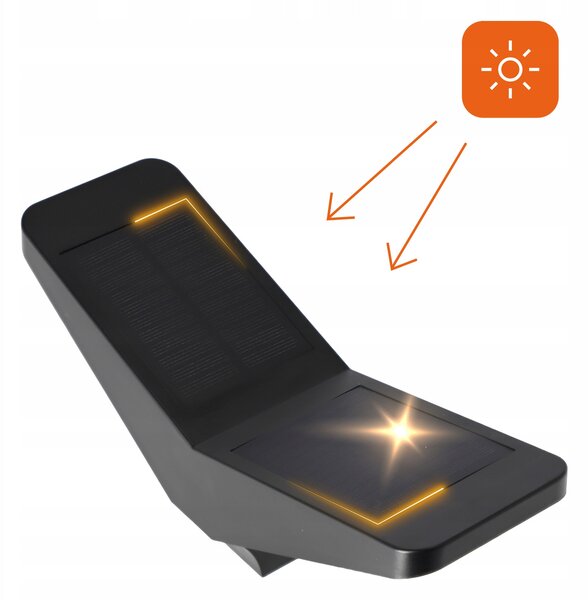 LED solární zápichové svítidlo 3000 K, 66 cm, IP65, 2 W, 90 lm