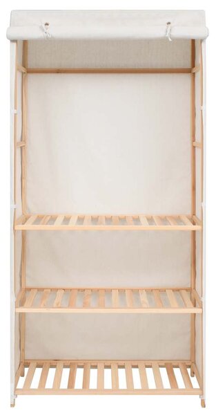 Šatní skříň s 3 policemi 79 x 40 x 170 cm 247107