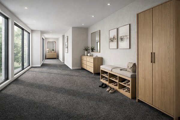 Lano, Metrážový koberec Sparkle 413, na míru, šíře 4m,5m, hnědá, ab (mřížka), dětský pokoj