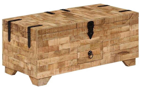 Konferenční stolek masivní mangovníkové dřevo 80 x 40 x 35 cm 247327