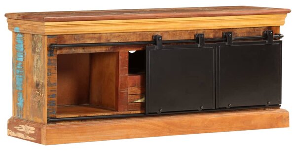 TV stolek 110 x 30 x 45 cm masivní recyklované dřevo 247328