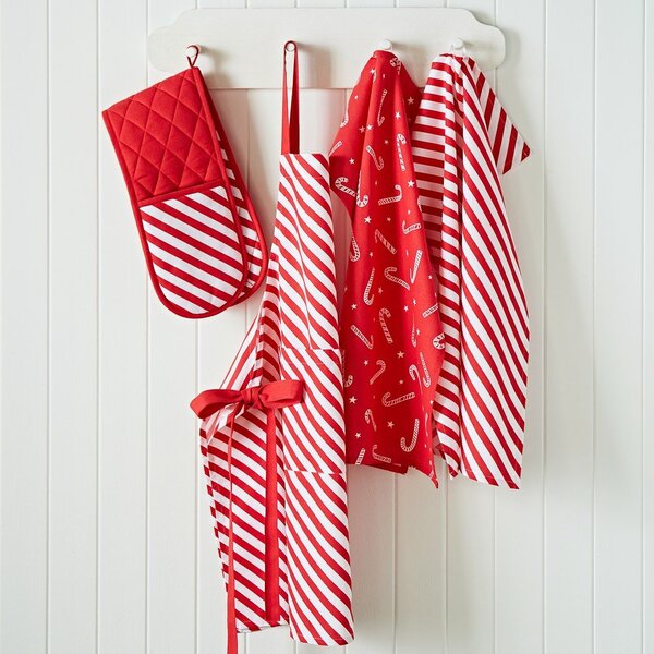 Bavlněná zástěra Candy Cane – Catherine Lansfield