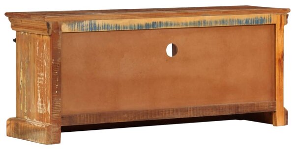 TV stolek 110 x 30 x 45 cm masivní recyklované dřevo 247328