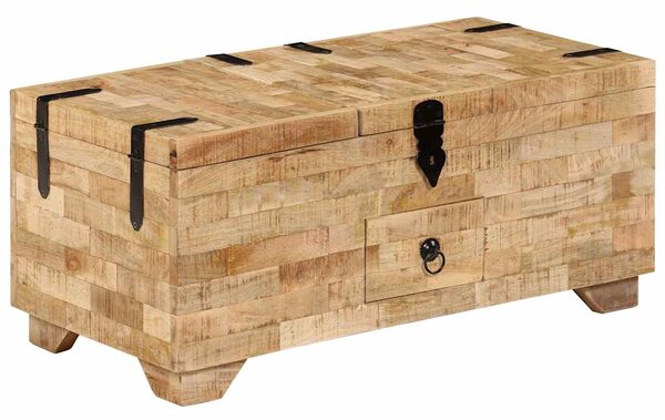 Konferenční stolek masivní mangovníkové dřevo 80 x 40 x 35 cm 247327
