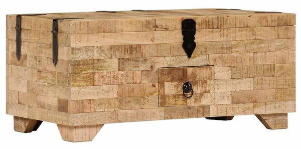 Konferenční stolek masivní mangovníkové dřevo 80 x 40 x 35 cm 247327
