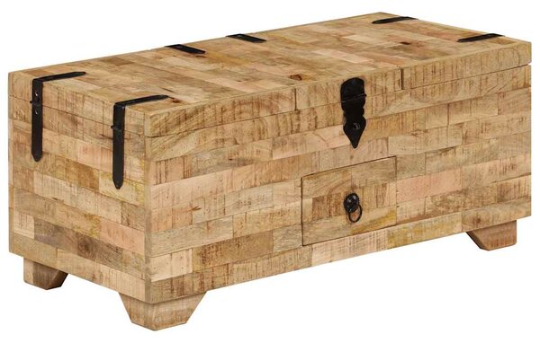 Konferenční stolek masivní mangovníkové dřevo 80 x 40 x 35 cm 247327