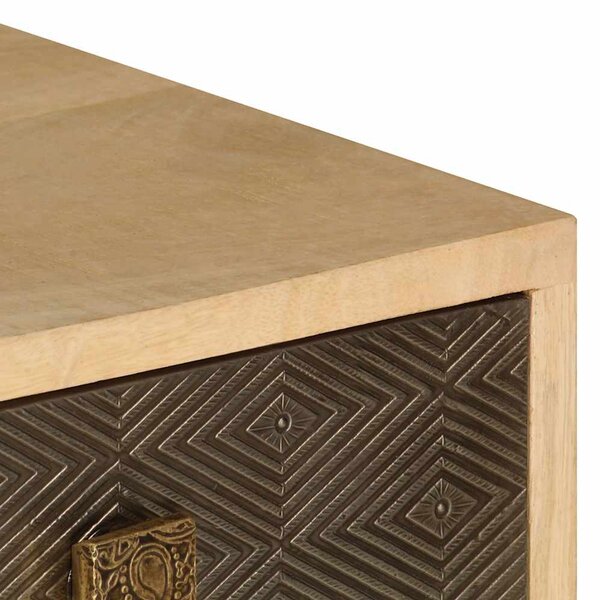 TV stolek 120 x 30 x 40 cm masivní mangovníkové dřevo 247340
