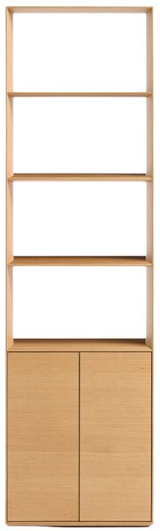 Kave Home Dubová knihovna Visala 209 x 60 cm