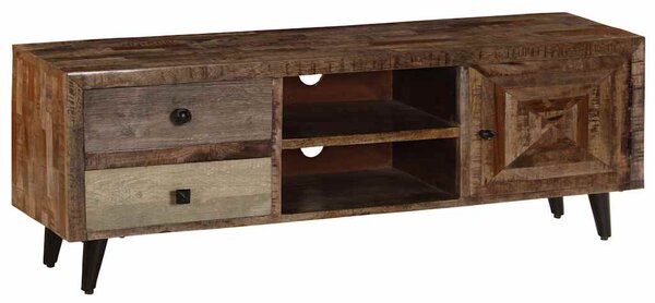 TV stolek 118 x 30 x 40 cm masivní mangovníkové dřevo 247330