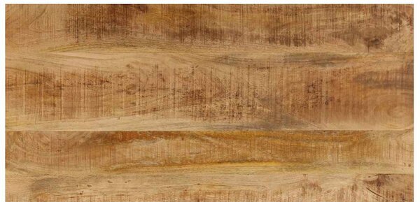 Konferenční stolek 100 x 50 x 35 cm masivní mangovník a ocel 247337