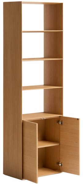 Kave Home Dubová knihovna Visala 209 x 60 cm