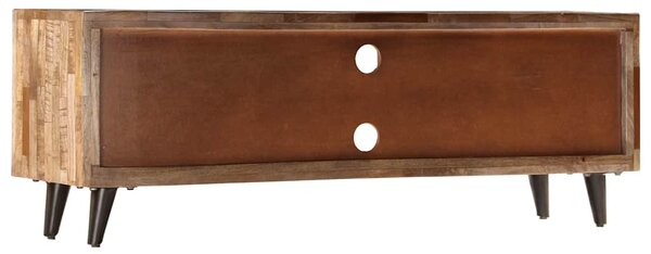 TV stolek 118 x 30 x 40 cm masivní mangovníkové dřevo 247330