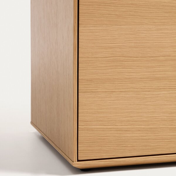 Kave Home Dubová knihovna Visala 209 x 90 cm