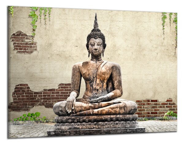 Obraz na plátně Sedící Budha