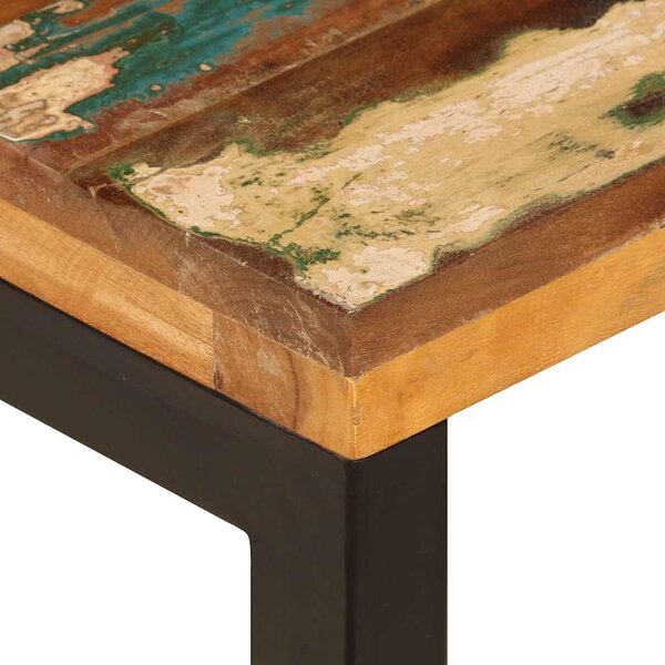 Konferenční stolek 100x50x35cm masivní recyklované dřevo a ocel 247338