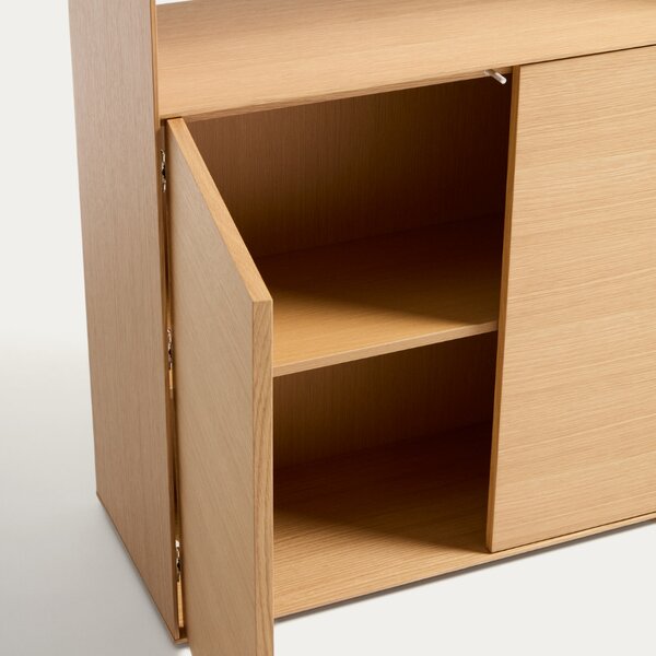 Kave Home Dubová knihovna Visala 209 x 90 cm