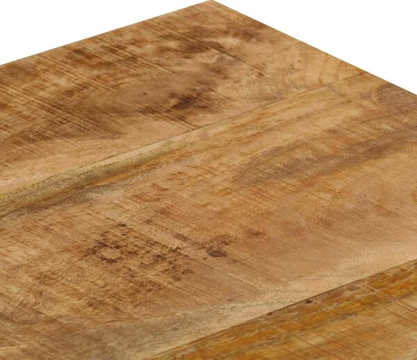 Konferenční stolek 100 x 50 x 35 cm masivní mangovník a ocel 247337