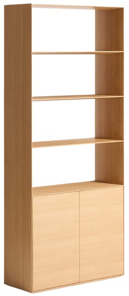 Kave Home Dubová knihovna Visala 209 x 90 cm