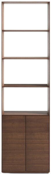 Kave Home Ořechová knihovna Visala 209 x 60 cm