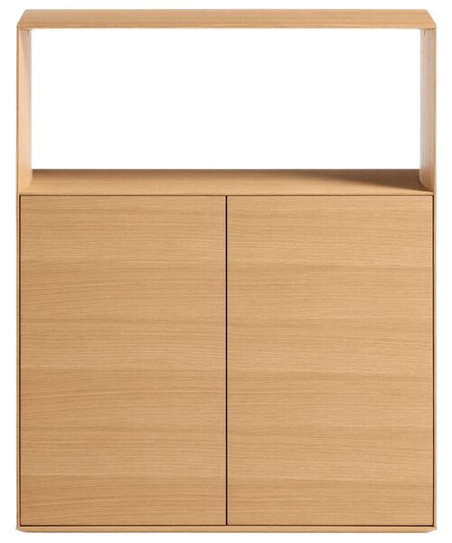 Kave Home Dubová knihovna Visala 106 x 90 cm