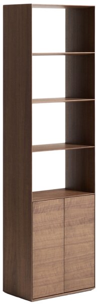 Kave Home Ořechová knihovna Visala 209 x 60 cm